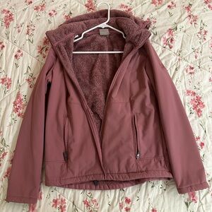 ZeroXposur Women's Dusty Rose Teddy Jacket